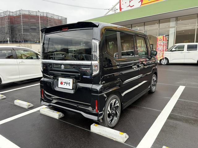 スペーシアカスタム ハイブリッドＸＳ　両側電動スライドドア　クリアランスソナー　オートクルーズコントロール　レーンアシスト　衝突被害軽減システム　オートライト　ＬＥＤヘッドランプ　スマートキー　アイドリングストップ　電動格納ミラー（7枚目）