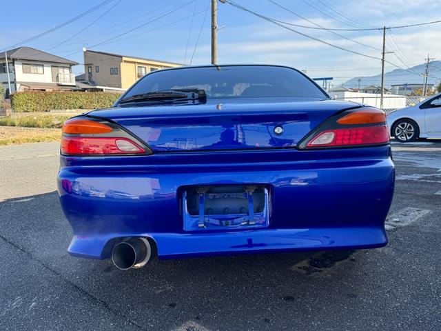 シルビア スペックＳエアロ　社外フルエアロ　修復歴無し　前後ワイドフェンダー　社外ナビ　社外ステアリング（11枚目）