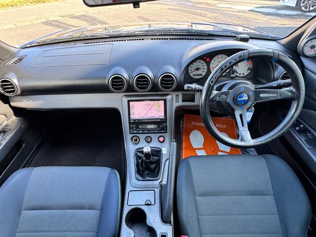シルビア スペックＳエアロ　社外フルエアロ　修復歴無し　前後ワイドフェンダー　社外ナビ　社外ステアリング（38枚目）
