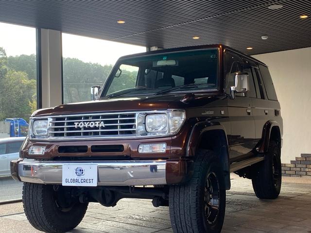 ランドクルーザープラド SXワイド ディーゼルターボ4WD・社外NARDI・社外16インチアルミホイール・ETC・ドライブレコーダー・バックカメラエアコン・パワーウィンドウ(2枚目)