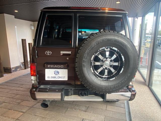 ランドクルーザープラド SXワイド ディーゼルターボ4WD・社外NARDI・社外16インチアルミホイール・ETC・ドライブレコーダー・バックカメラエアコン・パワーウィンドウ(4枚目)