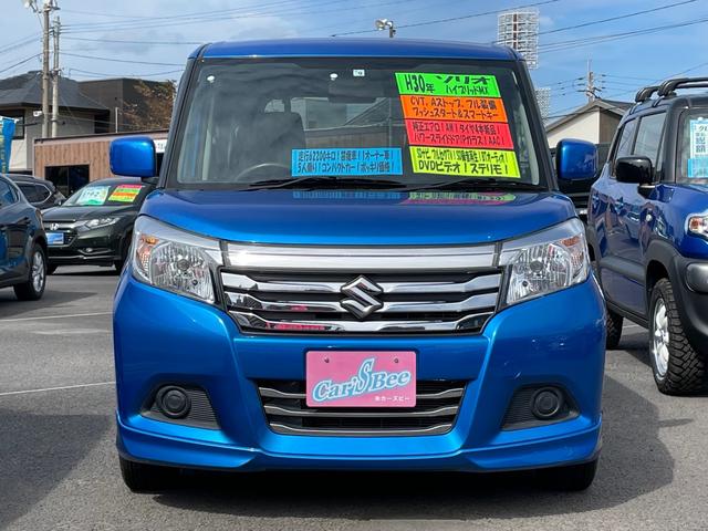 ハイブリッドMX CVT Aストップ フル装備 パワースライドドア 純正エアロAW タイヤ4本新品 Pガラス AAC SDナビTVフルセグDVDビデオSD録音再生 ステリモ 禁煙車(2枚目)