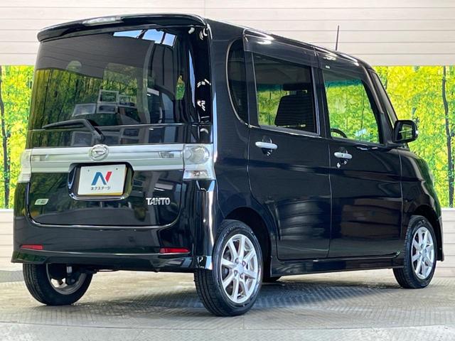 タント カスタムＸ　禁煙車　電動スライドドア　ＨＩＤヘッド　純正１４インチＡＷ　スマートキー　オートエアコン　ドライブレコーダー　革巻ステアリング　ＣＤオーディオ　ＵＳＢ／ＡＵＸ接続（17枚目）