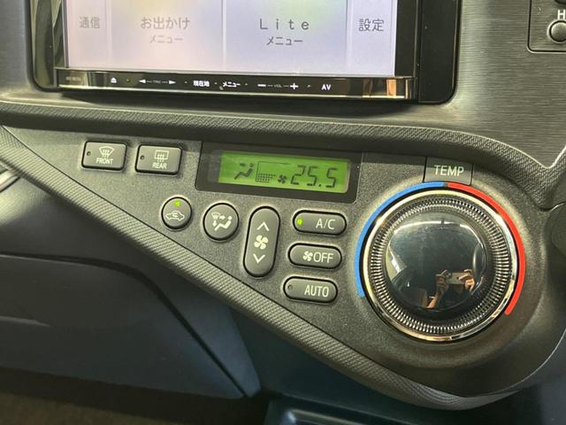 アクア Ｇ　禁煙車　ナビＴＶ　バックカメラ　ＥＴＣ　Ｂｌｕｅｔｏｏｔｈ　革巻ステアリング　専用スエード調ファブリックシート　ＤＶＤ再生　ＵＳＢ／ＡＵＸ接続（5枚目）