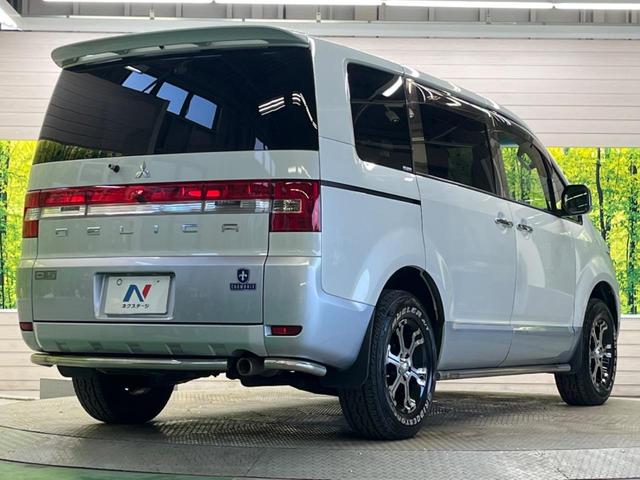 デリカD:5 シャモニー 4WD 7人乗 禁煙車 メーカーナビ フリップダウンモニター マルチアラウンドモニタ MKW16インチAW 純正アンダーガードバー 両側電動ドア HIDヘッド パワーシート シートヒーター ETC(17枚目)