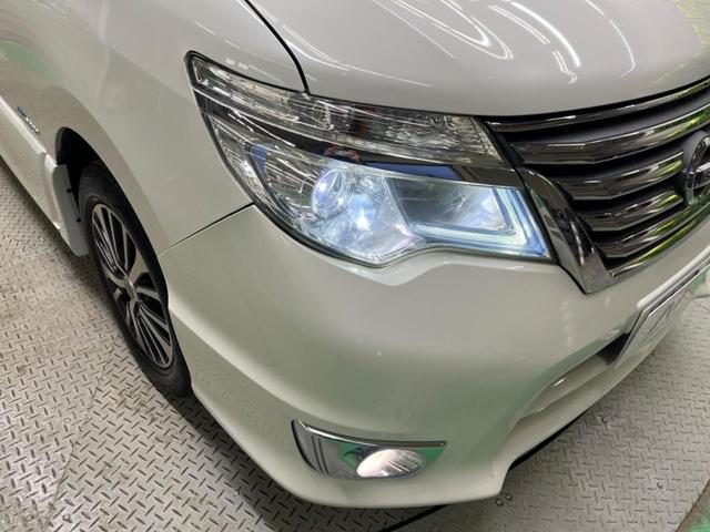 セレナ ハイウェイスター S-ハイブリッド 禁煙車 純正8型ナビTV 純正11型後席モニター 両側電動ドア サイド/バックカメラ エマージェンシーブレーキ LEDヘッド 純正OP16インチAW 後席オートエアコン コーナーセンサー DVD再生(12枚目)