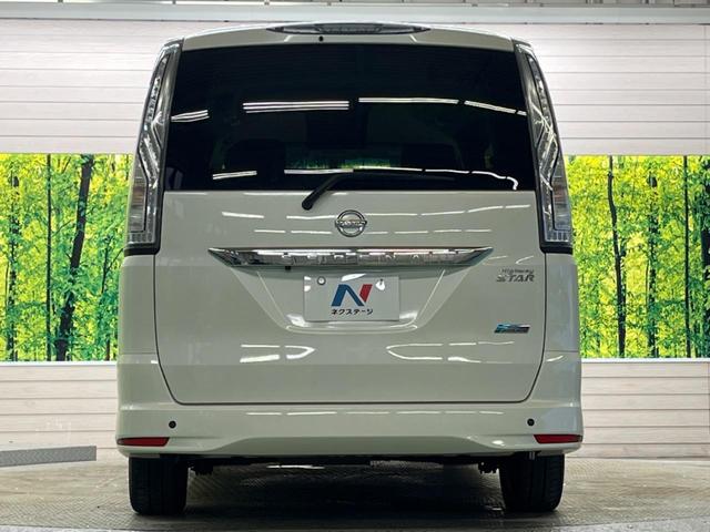 セレナ ハイウェイスター S-ハイブリッド 禁煙車 純正8型ナビTV 純正11型後席モニター 両側電動ドア サイド/バックカメラ エマージェンシーブレーキ LEDヘッド 純正OP16インチAW 後席オートエアコン コーナーセンサー DVD再生(15枚目)