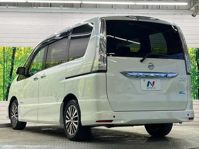 セレナ ハイウェイスター S-ハイブリッド 禁煙車 純正8型ナビTV 純正11型後席モニター 両側電動ドア サイド/バックカメラ エマージェンシーブレーキ LEDヘッド 純正OP16インチAW 後席オートエアコン コーナーセンサー DVD再生(58枚目)