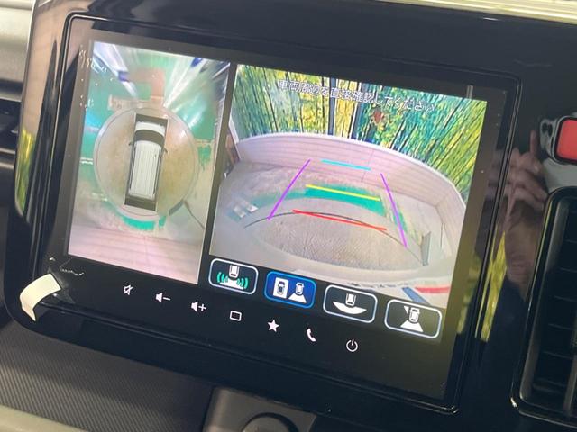 スペーシアギア ハイブリッドXZ 届出済未使用車 2トーンルーフ メーカー9型ナビTV 全方位モニタ 両側電動ドア セーフティサポート アダプティブクルーズ LEDヘッド シートヒーター 後席オットマン AppleCarPlay(4枚目)