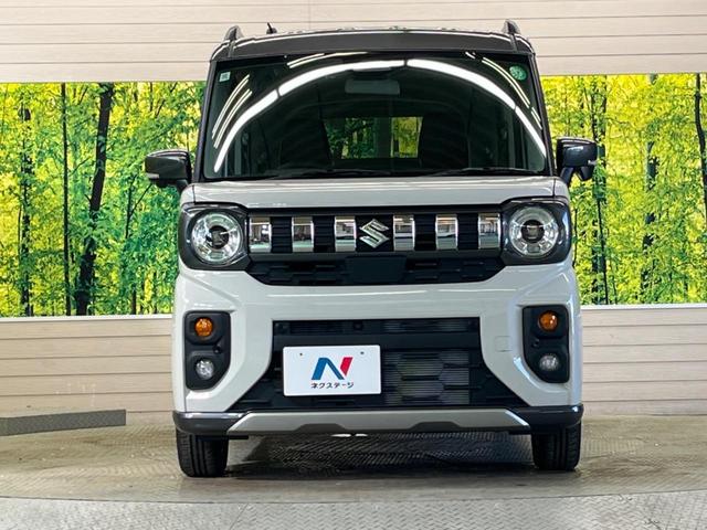 スペーシアギア ハイブリッドXZ 届出済未使用車 2トーンルーフ メーカー9型ナビTV 全方位モニタ 両側電動ドア セーフティサポート アダプティブクルーズ LEDヘッド シートヒーター 後席オットマン AppleCarPlay(14枚目)