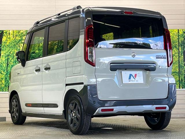 スペーシアギア ハイブリッドXZ 届出済未使用車 2トーンルーフ メーカー9型ナビTV 全方位モニタ 両側電動ドア セーフティサポート アダプティブクルーズ LEDヘッド シートヒーター 後席オットマン AppleCarPlay(56枚目)