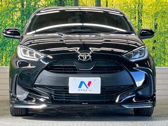 ヤリス G 禁煙車 衝突軽減 レーダークルーズ モデリスタエアロ 3眼LEDヘッド 純正ディスプレイオーディオ AppleCarPiay ドラレコ ETC Bluetooth オートハイビーム 16インチアルミ(3枚目)