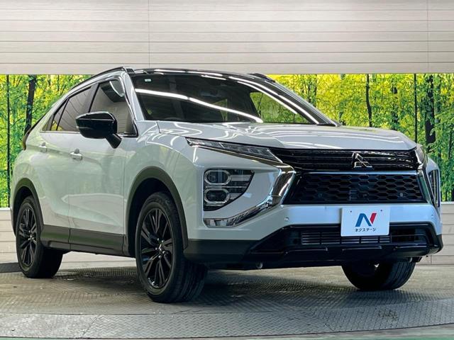 エクリプスクロス ブラックエディション　電動パノラマサンルーフ　４ＷＤ　純正８型ナビＴＶ　マルチアラウンドモニタ　ｅ－アシスト　マイパイロット　ルーフレール　ハンズフリー電動バックドア　専用半革シート　パワーシート　前後席シートヒーター（16枚目）
