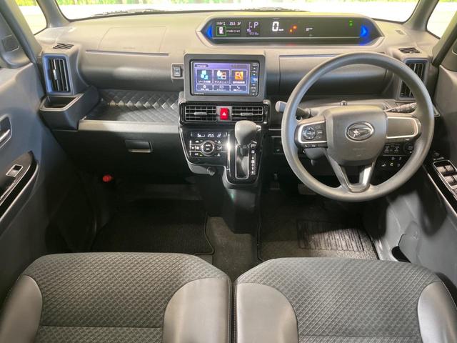 タント カスタムＸ　禁煙車　純正ナビフルセグ　両側電動ドア　バックカメラ　スマートアシスト　コーナーセンサー　ＬＥＤヘッド　純正１４インチＡＷ　半革シート　シートヒーター　Ｂｌｕｅｔｏｏｔｈ　６スピーカー　ＤＶＤ再生（2枚目）