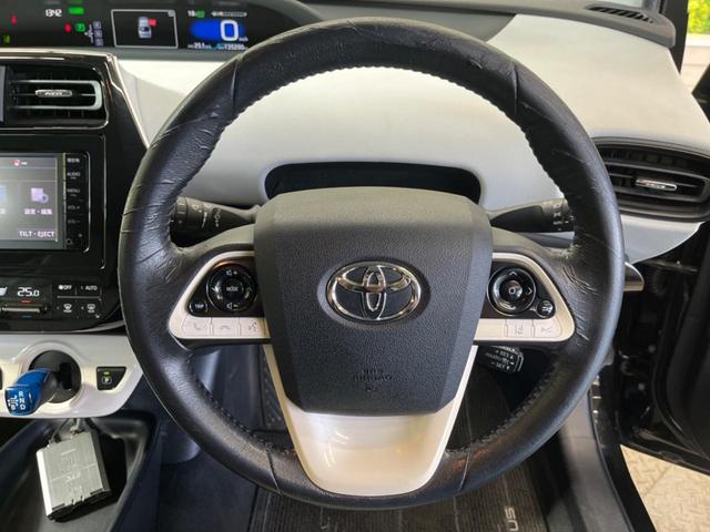 プリウス Ｓ　禁煙車　純正ナビＴＶ　バックカメラ　セーフティセンス　クールグレー内装　ＬＥＤヘッド　純正１５インチＡＷ　ＥＴＣ　Ｂｌｕｅｔｏｏｔｈ　レーダークルーズ　オートマチックハイビーム　６スピーカー（5枚目）