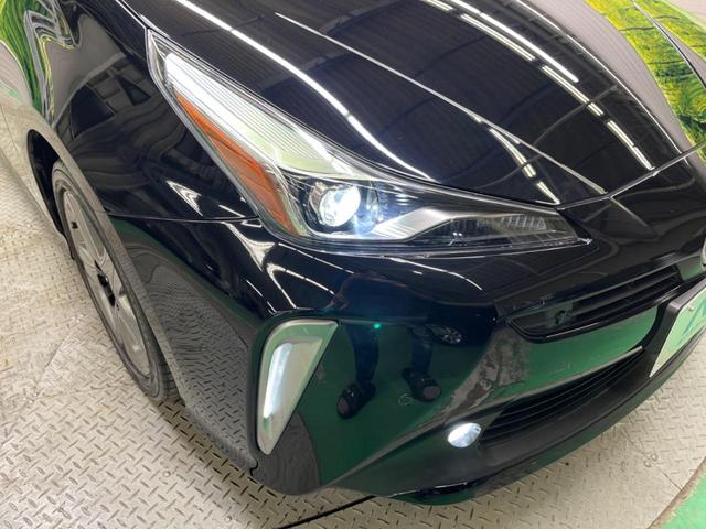 プリウス Sツーリングセレクション 禁煙車 純正8型ディスプレイTV バックカメラ セーフティセンス レーダークルーズ LEDヘッド LEDフォグ 純正17インチAW AppleCarPlay ETC 黒合皮シート シートヒーター(12枚目)