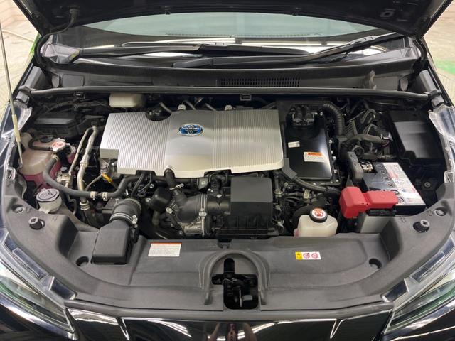 プリウス Sツーリングセレクション 禁煙車 純正8型ディスプレイTV バックカメラ セーフティセンス レーダークルーズ LEDヘッド LEDフォグ 純正17インチAW AppleCarPlay ETC 黒合皮シート シートヒーター(19枚目)