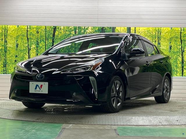 プリウス Sツーリングセレクション 禁煙車 純正8型ディスプレイTV バックカメラ セーフティセンス レーダークルーズ LEDヘッド LEDフォグ 純正17インチAW AppleCarPlay ETC 黒合皮シート シートヒーター(51枚目)