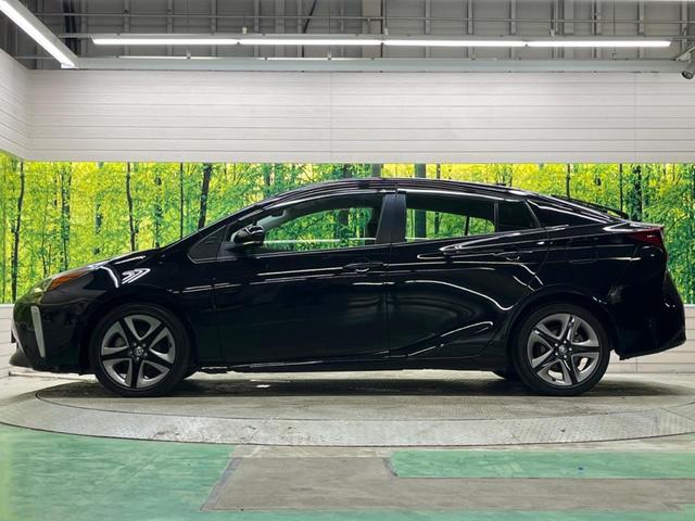 プリウス Sツーリングセレクション 禁煙車 純正8型ディスプレイTV バックカメラ セーフティセンス レーダークルーズ LEDヘッド LEDフォグ 純正17インチAW AppleCarPlay ETC 黒合皮シート シートヒーター(52枚目)