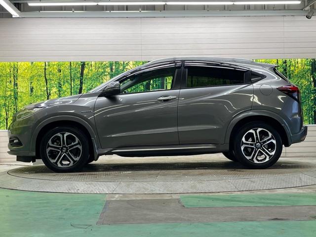 ヴェゼル ハイブリッドＺ・ホンダセンシング　禁煙車　純正８型ナビＴＶ　バックカメラ　アダプティブクルーズ　ＬＥＤヘッド　純正１７インチＡＷ　半革シート　ルーフレール　ＥＴＣ　Ｂｌｕｅｔｏｏｔｈ　シートヒーター　コンフォートビューＰＫＧ（55枚目）