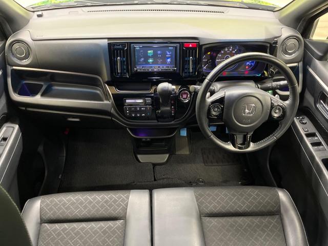 N-WGNカスタム G・ターボパッケージ 禁煙車 ナビフルセグ バックカメラ HIDヘッド 純正OP15インチAW ETC Bluetooth クルーズコントロール パドルシフト 半革シート スマートキー オートエアコン DVD再生(2枚目)