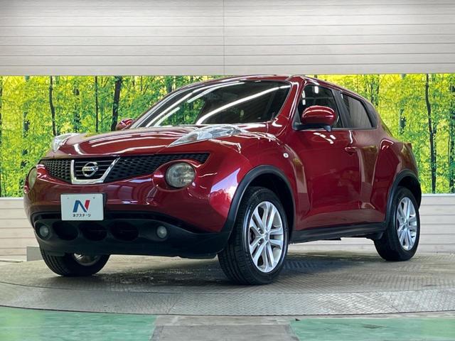 ジューク 15RX 禁煙車 純正ナビフルセグ HIDヘッド 純正OP17インチAW バックカメラ ETC Bluetooth スマートキー オートエアコン オートライト 革巻ステアリング DVD再生(44枚目)