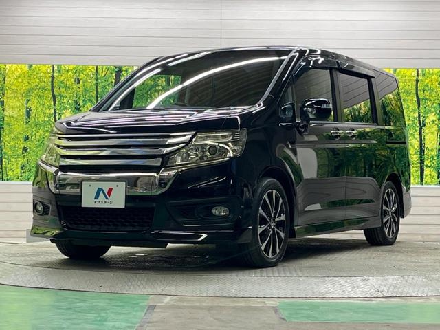 ステップワゴンスパーダ Ｚ　クールスピリット　禁煙車　純正９型ナビＴＶ　両側電動ドア　バックカメラ　ＨＩＤヘッド　純正１７インチＡＷ　クルーズコントロール　半革シート　スマートキー　オートエアコン　ＥＴＣ　Ｂｌｕｅｔｏｏｔｈ　ＤＶＤ再生（55枚目）