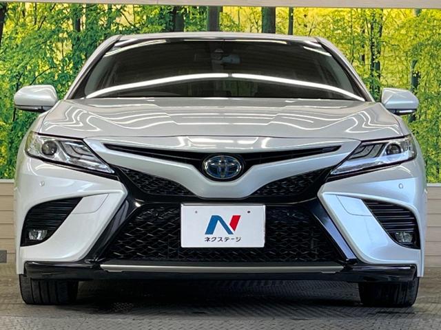 カムリ ＷＳ　禁煙車　純正９型ナビＴＶ　純正ＯＰ１８インチＡＷ　ブラインドスポットモニタ　バックカメラ　セーフティセンス　インテリジェントクリアランスソナー　ＬＥＤヘッド　半革シート　パワーシート　ＥＴＣ（16枚目）