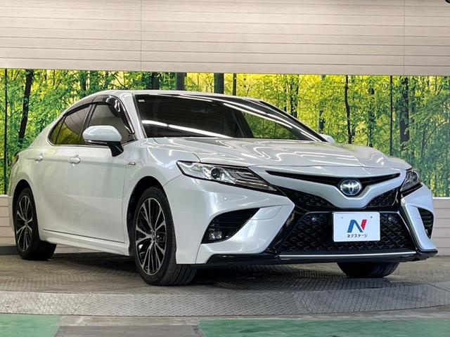 カムリ ＷＳ　禁煙車　純正９型ナビＴＶ　純正ＯＰ１８インチＡＷ　ブラインドスポットモニタ　バックカメラ　セーフティセンス　インテリジェントクリアランスソナー　ＬＥＤヘッド　半革シート　パワーシート　ＥＴＣ（18枚目）