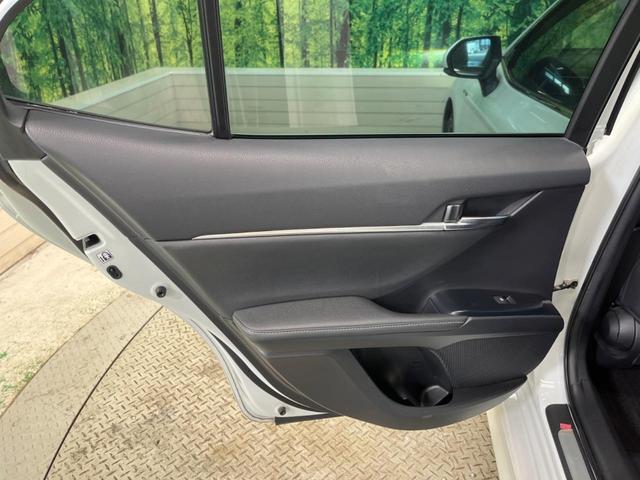 カムリ ＷＳ　禁煙車　純正９型ナビＴＶ　純正ＯＰ１８インチＡＷ　ブラインドスポットモニタ　バックカメラ　セーフティセンス　インテリジェントクリアランスソナー　ＬＥＤヘッド　半革シート　パワーシート　ＥＴＣ（28枚目）