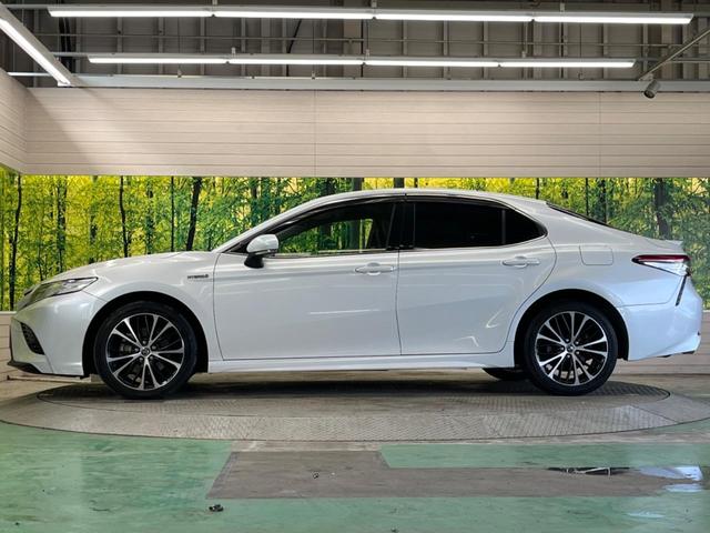 カムリ ＷＳ　禁煙車　純正９型ナビＴＶ　純正ＯＰ１８インチＡＷ　ブラインドスポットモニタ　バックカメラ　セーフティセンス　インテリジェントクリアランスソナー　ＬＥＤヘッド　半革シート　パワーシート　ＥＴＣ（55枚目）