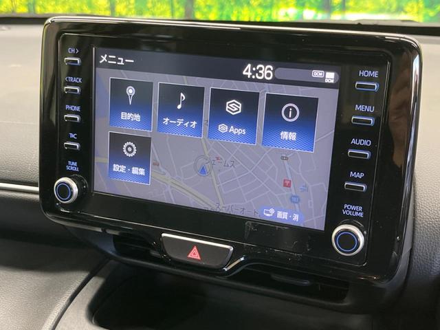 ヤリスクロス ハイブリッドＺ　２トーンカラー　禁煙車　純正８型ナビ　パノラミックビューモニタ　黒内装　セーフティセンス　ブラインドスポットモニタ　フルＬＥＤヘッド　純正１８インチＡＷ　半革シート　パワーシート　シートヒーター（25枚目）