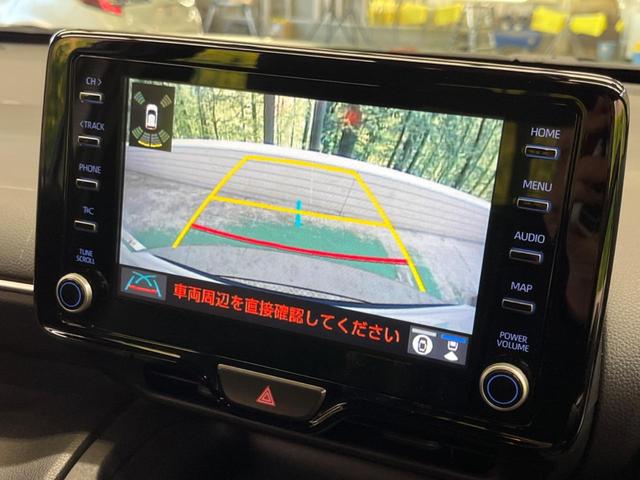 ヤリスクロス ハイブリッドＺ　２トーンカラー　禁煙車　純正８型ナビ　パノラミックビューモニタ　黒内装　セーフティセンス　ブラインドスポットモニタ　フルＬＥＤヘッド　純正１８インチＡＷ　半革シート　パワーシート　シートヒーター（26枚目）