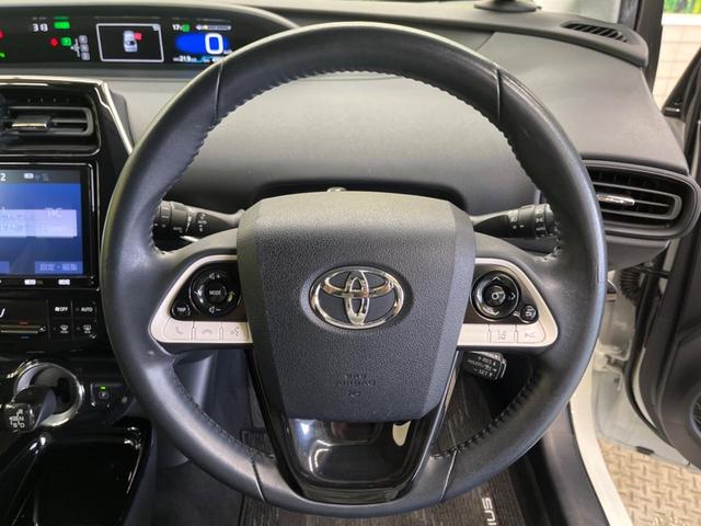 プリウス Sセーフティプラス モデリスタエアロ Weds18インチAW 禁煙車 純正9型ナビTV バックカメラ セーフティセンス レーダークルーズ インテリジェントクリアランスソナー LEDフォグ ETC Bluetooth(5枚目)