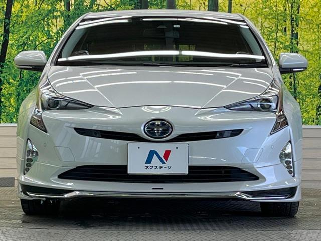 プリウス Sセーフティプラス モデリスタエアロ Weds18インチAW 禁煙車 純正9型ナビTV バックカメラ セーフティセンス レーダークルーズ インテリジェントクリアランスソナー LEDフォグ ETC Bluetooth(14枚目)