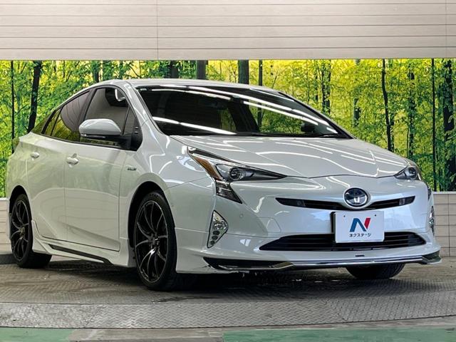 プリウス Sセーフティプラス モデリスタエアロ Weds18インチAW 禁煙車 純正9型ナビTV バックカメラ セーフティセンス レーダークルーズ インテリジェントクリアランスソナー LEDフォグ ETC Bluetooth(16枚目)