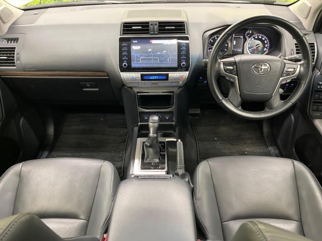 ランドクルーザープラド ＴＸ　Ｌパッケージ　ムーンルーフ　モデリスタエアロ　純正ＯＰ１９インチＡＷ　禁煙車　純正９型ナビＴＶ　マルチテレインモニタ　黒革　セーフティセンス　パワーシート　ポジションメモリ　シートベンチレーション　１４スピーカー（2枚目）