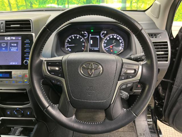 ランドクルーザープラド ＴＸ　Ｌパッケージ　ムーンルーフ　モデリスタエアロ　純正ＯＰ１９インチＡＷ　禁煙車　純正９型ナビＴＶ　マルチテレインモニタ　黒革　セーフティセンス　パワーシート　ポジションメモリ　シートベンチレーション　１４スピーカー（6枚目）