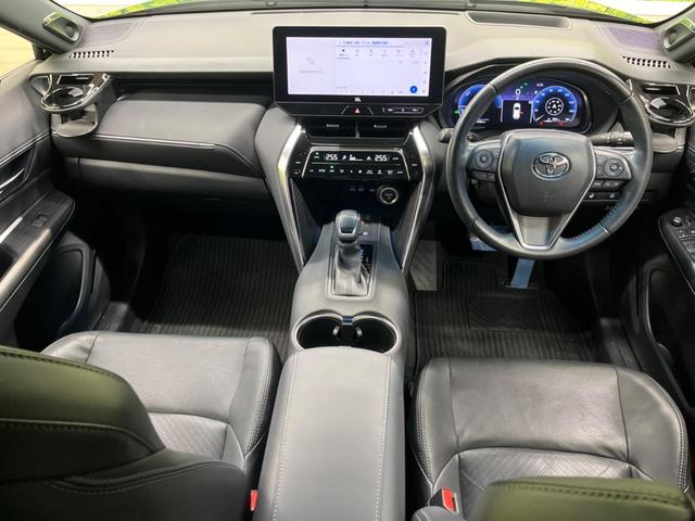 ハリアーハイブリッド Ｚ　レザーパッケージ　禁煙車　純正１２．３型ナビＴＶ　ＪＢＬサウンド　パノラミックビューモニタ　セーフティセンス　ブラインドスポットモニタ　シートベンチレーション　ステアリングヒーター　デジタルインナーミラー　ＥＴＣ２．０（2枚目）