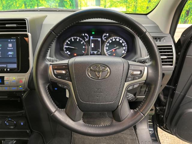 ランドクルーザープラド TX Lパッケージ・ブラックエディション 7人乗 黒革 禁煙車 9型ナビTV バックカメラ セーフティセンス レーダークルーズ LEDヘッド 専用18インチAW ルーフレール パワーシート シートベンチレーション ETC Bluetooth(5枚目)