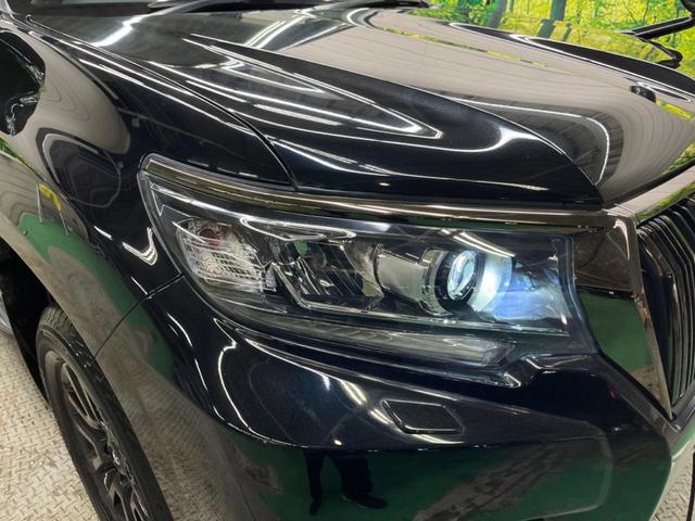 ランドクルーザープラド TX Lパッケージ・ブラックエディション 7人乗 黒革 禁煙車 9型ナビTV バックカメラ セーフティセンス レーダークルーズ LEDヘッド 専用18インチAW ルーフレール パワーシート シートベンチレーション ETC Bluetooth(12枚目)