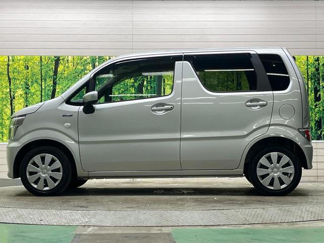 ワゴンR ハイブリッドFX 禁煙車 セーフティサポート ドラレコ スマートキー シートヒーター ETC 純正CDオーディオ リアパーキングセンサー オートエアコン オートライト 車線逸脱警報 アイドリングスト 横滑り防止装置(43枚目)