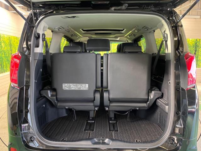 アルファード 2.5S Cパッケージ ツインムーンルーフ 三眼LED 禁煙車 純正9型ディスプレイTV 純正12型後席モニター バックカメラ セーフティセンス ブラインドスポットモニタ デジタルインナーミラー 電動バックドア DVD再生(50枚目)