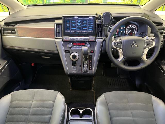 デリカD:5 ジャスパー 禁煙車 BIG-X11型ナビTV フリップダウンモニター マルチアラウンドモニタ e-アシスト 後側方車両検知警告 両側電動ドア 電動オートステップ 電動バックドア 専用半革シート シートヒーター(2枚目)