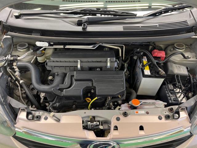 ミライース G SA スマートアシスト 禁煙車 純正CDオーディオ スマートキー オートエアコン 電動格納ドアミラー 純正14インチAW フロントフォグランプ 革巻ステアリング AUX接続(19枚目)