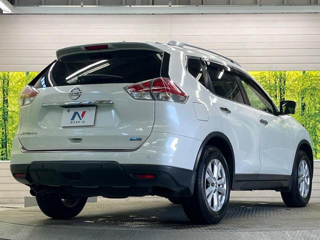 エクストレイル ２０Ｘ　エマージェンシーブレーキパッケージ　禁煙車　メーカーナビフルセグ　アラウンドビューモニタ　ＬＥＤヘッド　衝突被害軽減　ルーフレール　クルーズコントロール　電動バックドア　純正１７インチＡＷ　電動バックドア　ＥＴＣ　Ｂｌｕｅｔｏｏｔｈ（17枚目）
