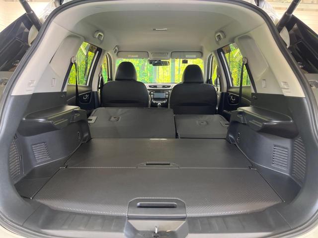 エクストレイル ２０Ｘ　エマージェンシーブレーキパッケージ　禁煙車　メーカーナビフルセグ　アラウンドビューモニタ　ＬＥＤヘッド　衝突被害軽減　ルーフレール　クルーズコントロール　電動バックドア　純正１７インチＡＷ　電動バックドア　ＥＴＣ　Ｂｌｕｅｔｏｏｔｈ（38枚目）