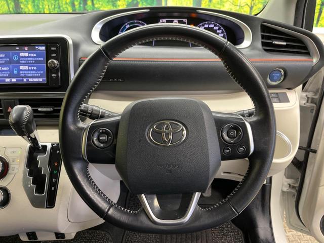 シエンタ ハイブリッドＧ　禁煙車　純正ナビフルセグ　両側電動ドア　バックカメラ　セーフティセンス　ＬＥＤヘッド　純正ＯＰ１５インチＡＷ　ＥＴＣ　Ｂｌｕｅｔｏｏｔｈ　シートヒーター　スマートキー　オートエアコン　革巻ステアリング（5枚目）