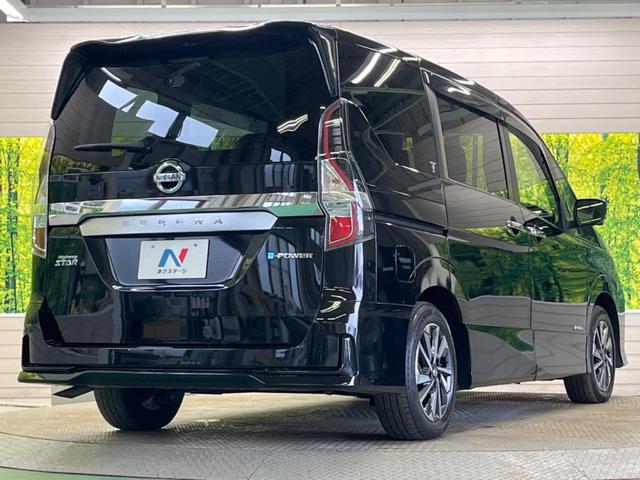 セレナ ｅ－パワー　ハイウェイスターＶ　禁煙車　純正１０型ナビＴＶ　純正１１型後席モニター　アラウンドビューモニタ　衝突軽減　プロパイロット　両側電動ドア　アダプティブＬＥＤヘッド　純正ＯＰ１６インチＡＷ　カプロンシート　後席オートエアコン（18枚目）