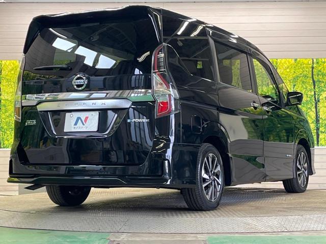 セレナ ｅ－パワー　ハイウェイスターＶ　禁煙車　純正１０型ナビＴＶ　純正１１型後席モニター　アラウンドビューモニタ　衝突被害軽減　プロパイロット　両側ハンズフリー電動ドア　アダプティブＬＥＤヘッド　純正ＯＰ１６インチＡＷ　後席オートエアコン（18枚目）
